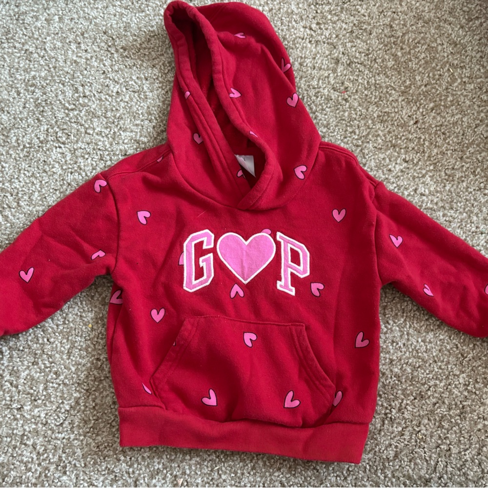 GAP Kids Red Hoodie and joggers set